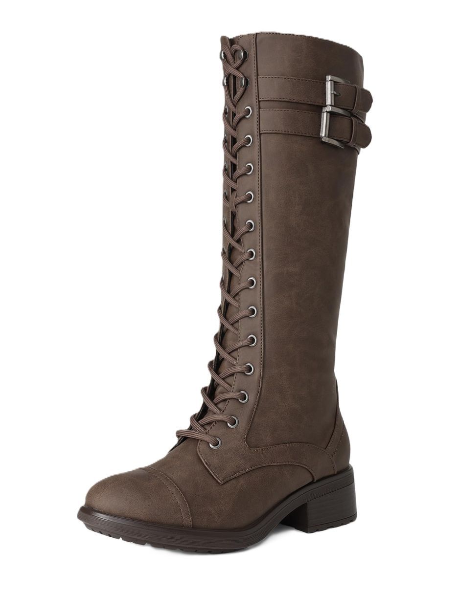 Bota Abajo de la rodilla de Charol piel para mujer Bota Abajo de la rodilla de Charol piel para mujer