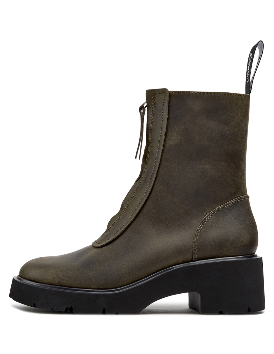 Bota media pierna milah de piel para mujer Bota media pierna milah de piel para mujer