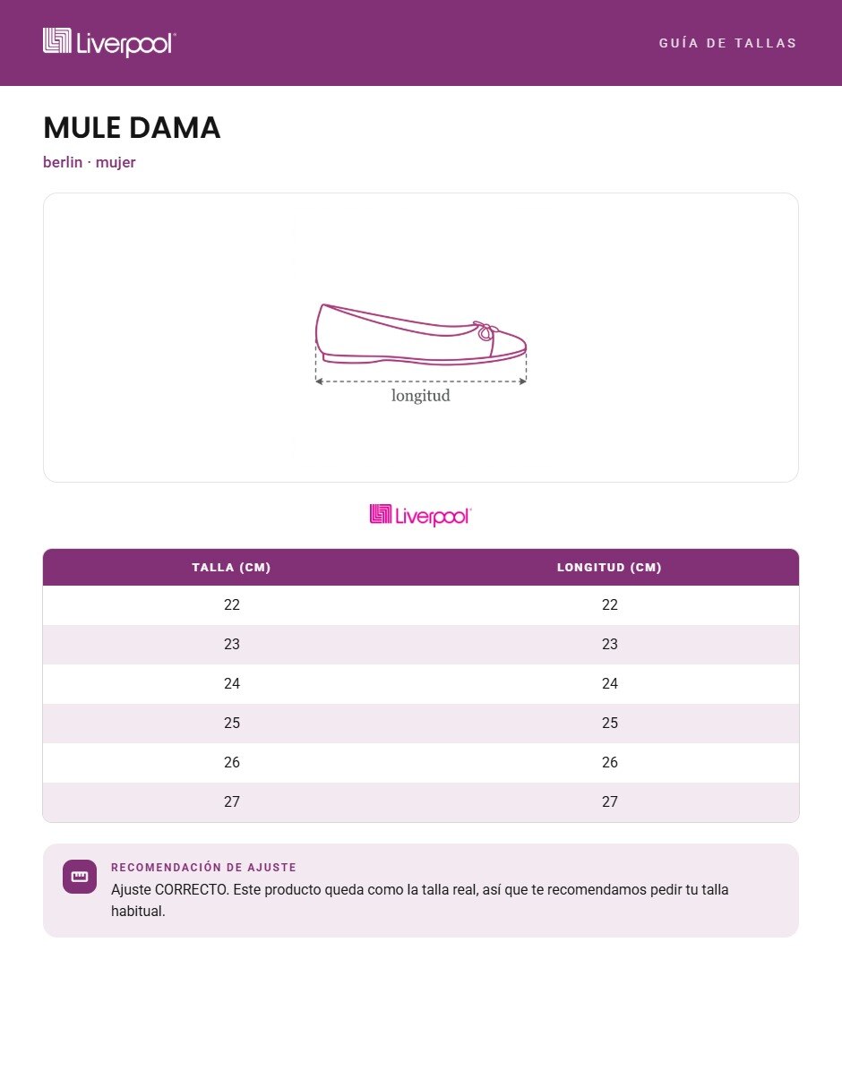 Balerina de Sintético para mujer 6