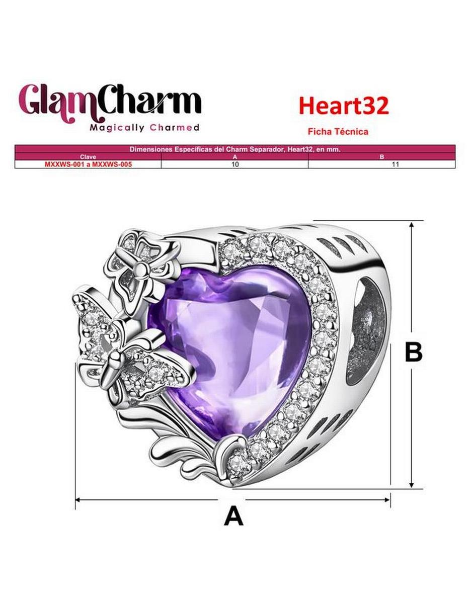 Charm para pulseras de Semicircular 6