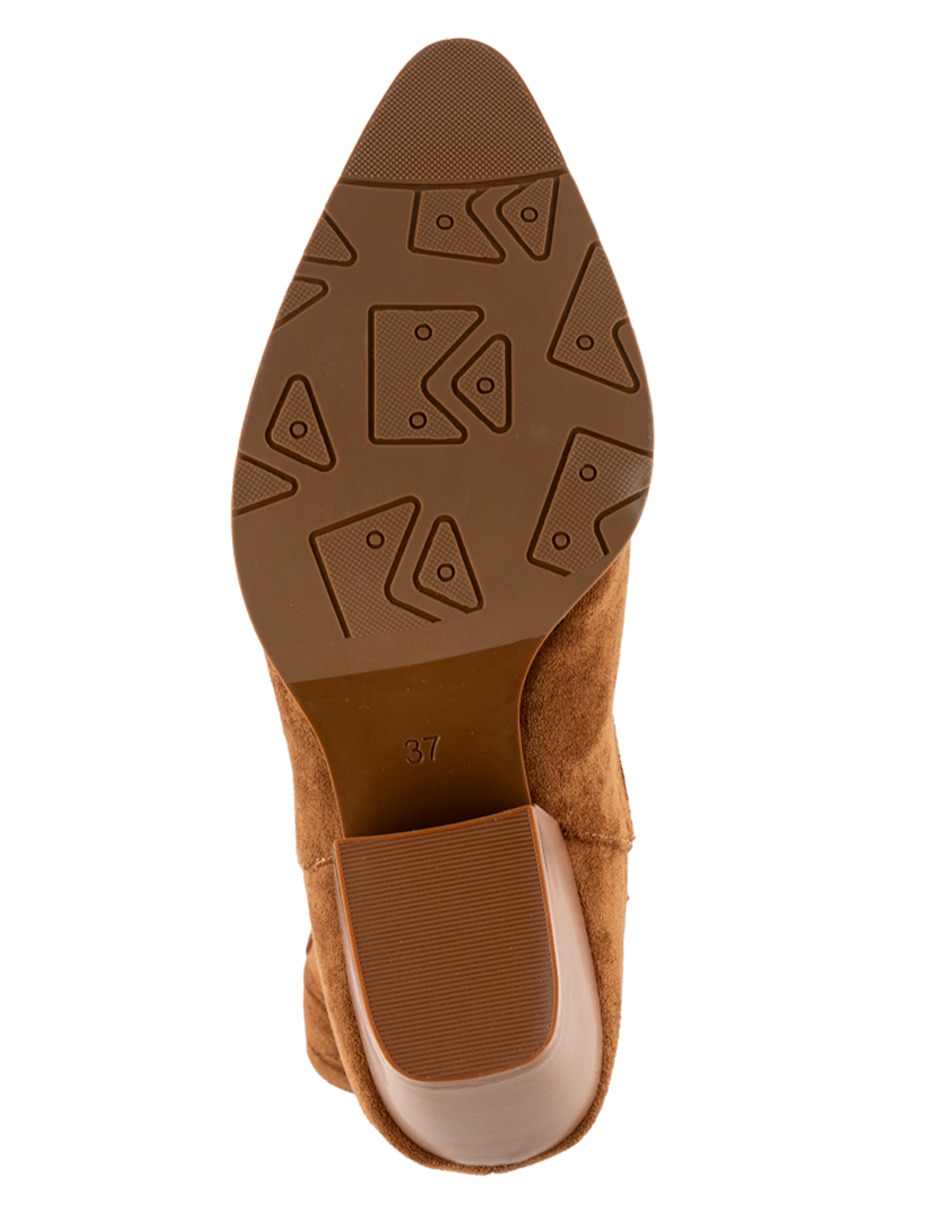 Bota cowboy Media pierna de Gamuza para mujer 5