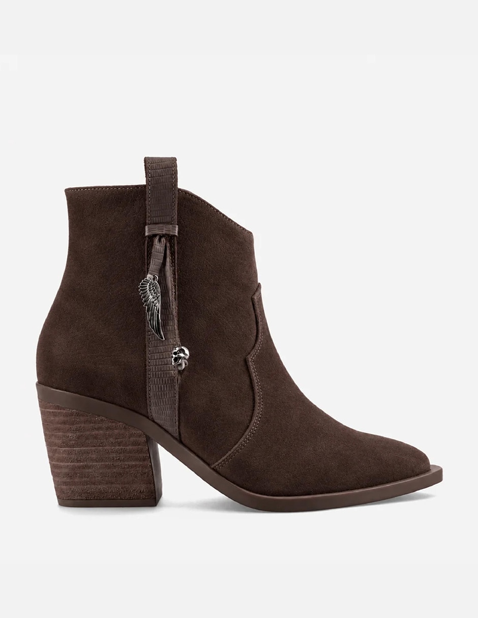 Botín Arriba del tobillo de Piel para mujer