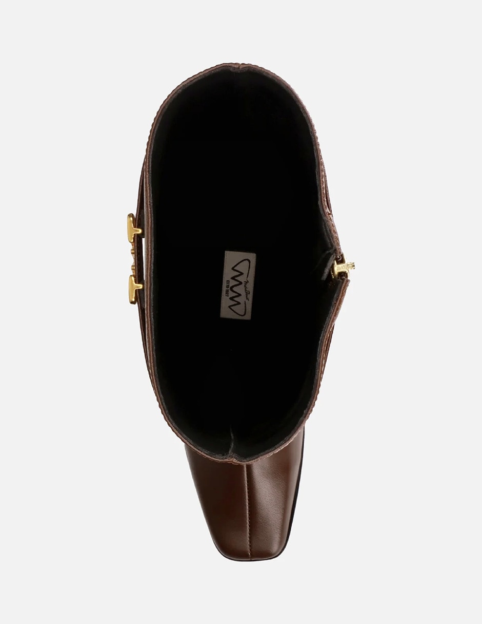 Bota Arriba de la rodilla de Piel para mujer 4
