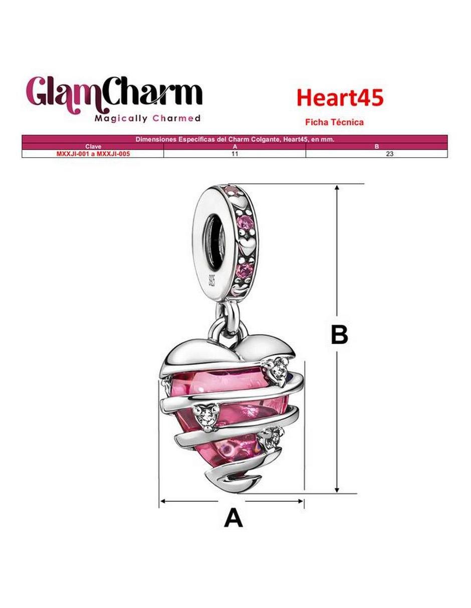 Charm para pulseras de Semicircular 6