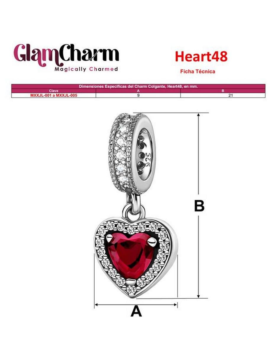 Charm para pulseras de Semicircular 3