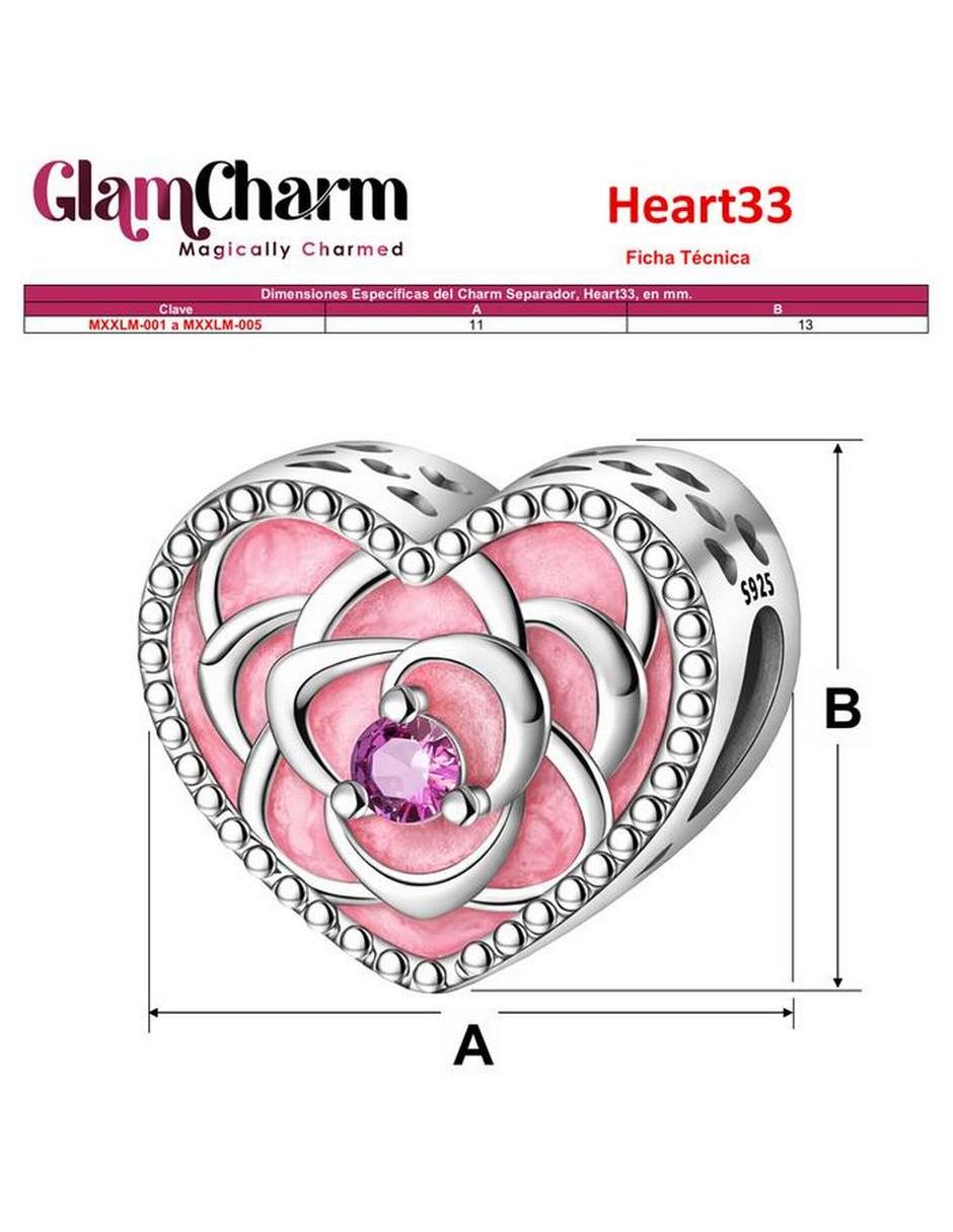 Charm para pulseras de Semicircular 6