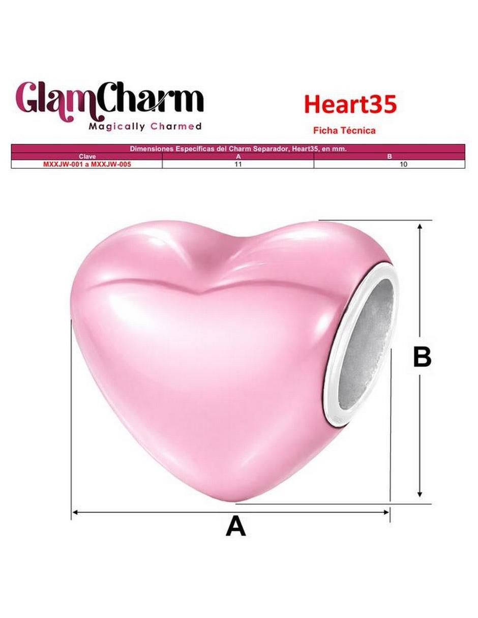 Charm para pulseras de Semicircular 6