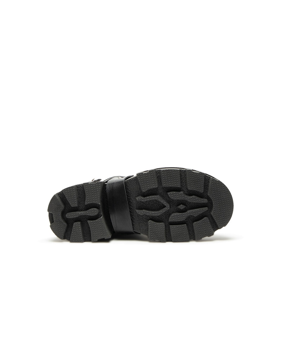 Bota arriba del tobillo yugami de piel para mujer 3