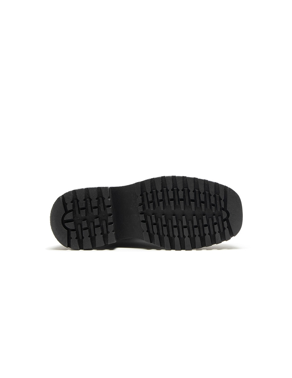 Bota chelsea arriba del tobillo de piel para mujer 7