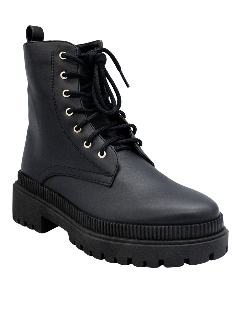 Bota combat Arriba del tobillo BOTINES de Sintético para mujer