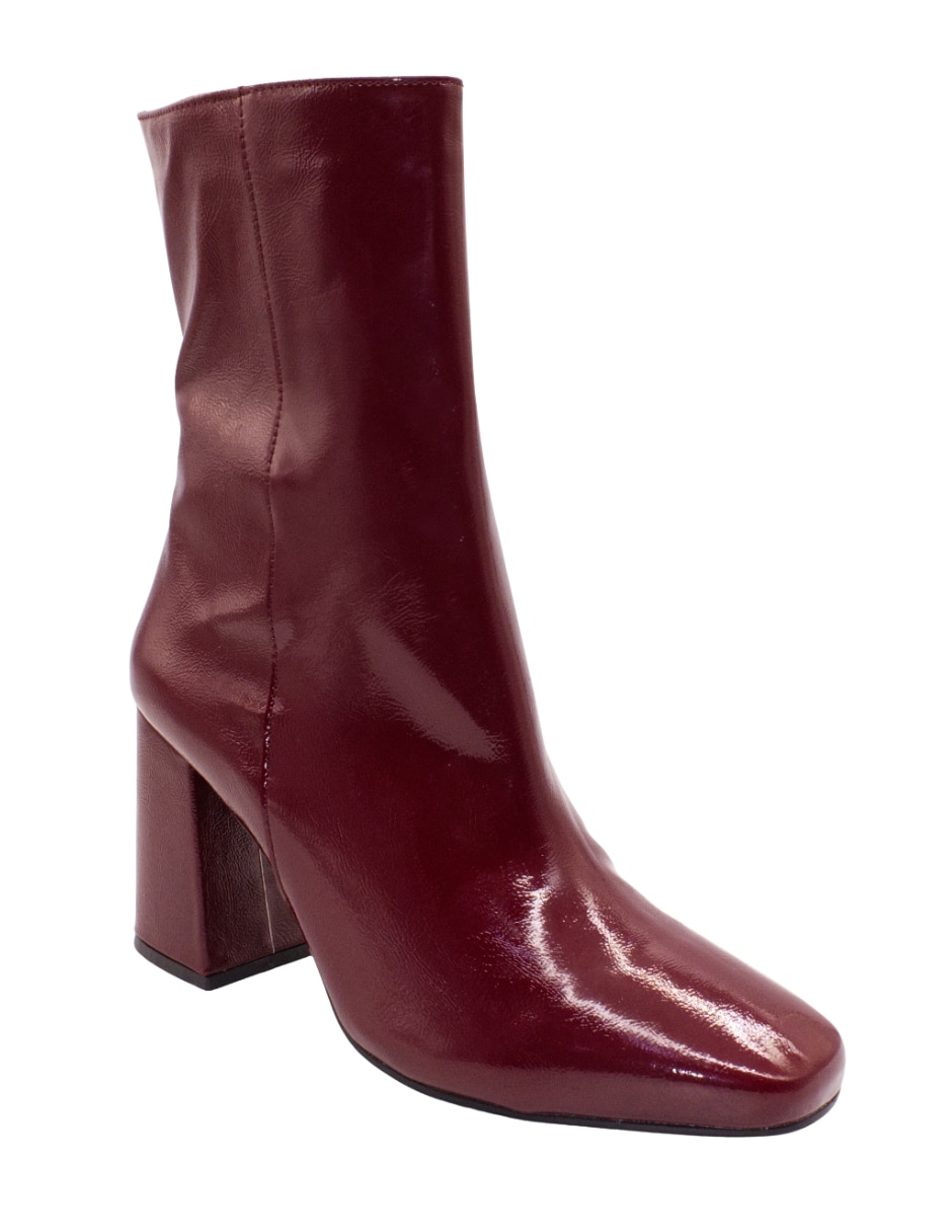 Botín Arriba del tobillo BOTINES de Charol sintético para mujer