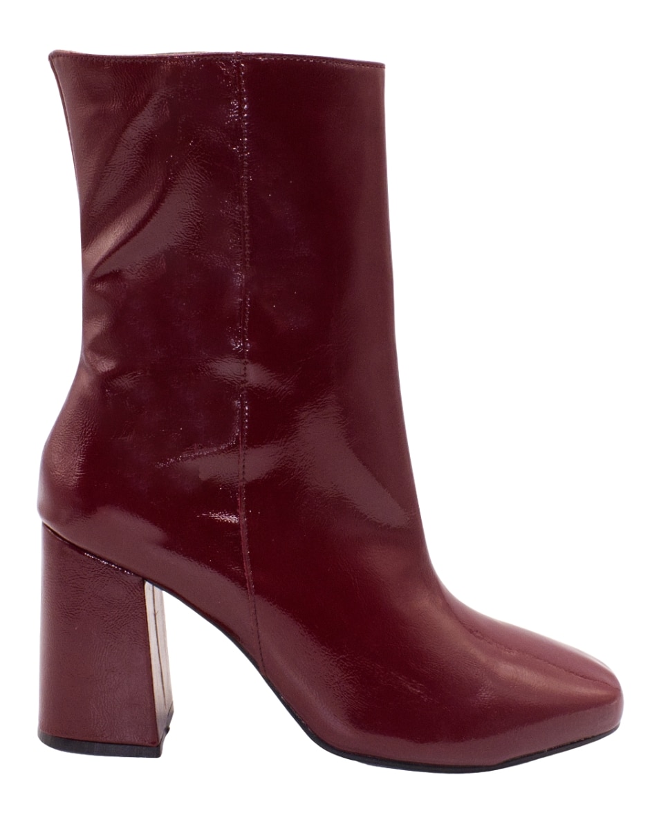 Botín Arriba del tobillo BOTINES de Charol sintético para mujer 2
