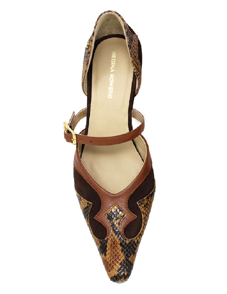 Zapatilla de piel 3