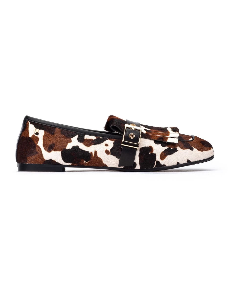 Balerina de piel para mujer
