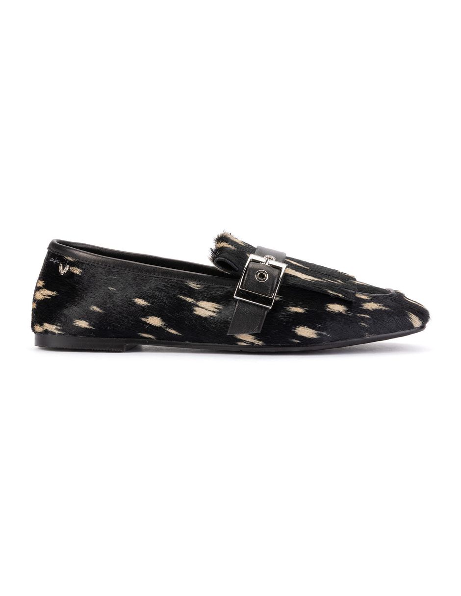 Mocasín de piel para mujer