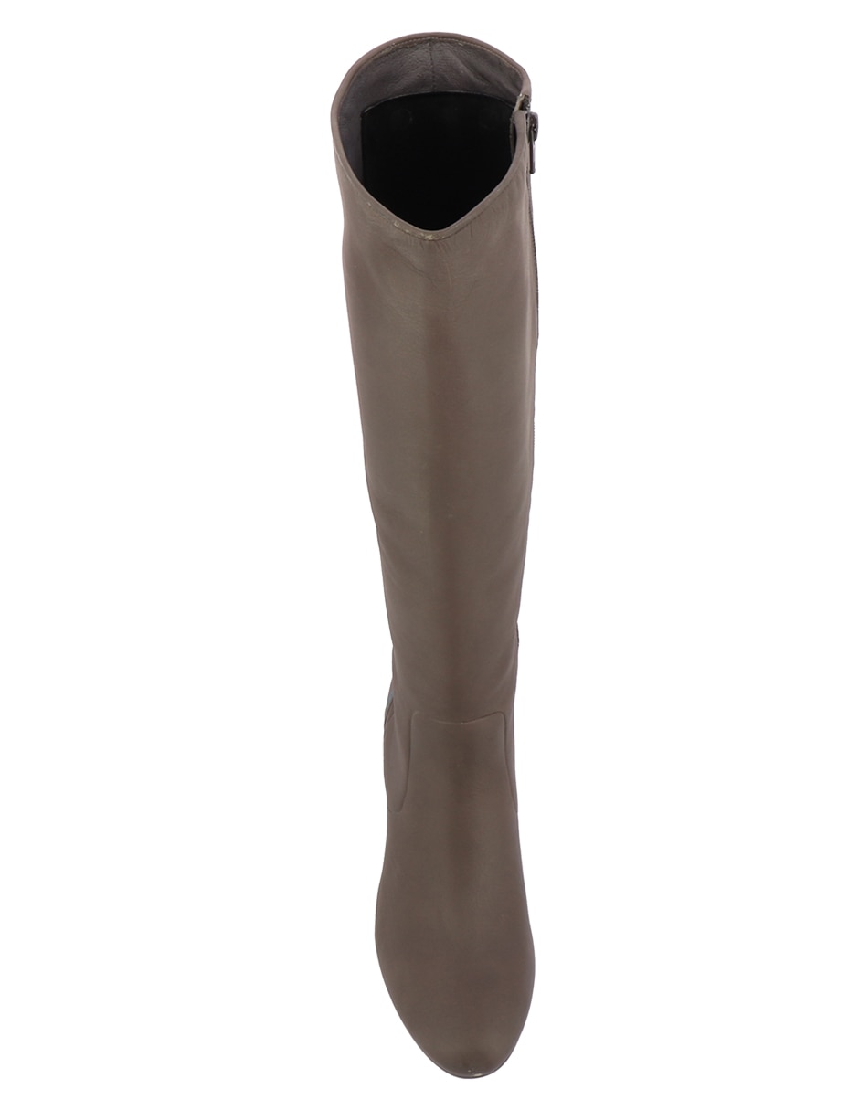 Bota arriba del tobillo kim de piel para mujer 4