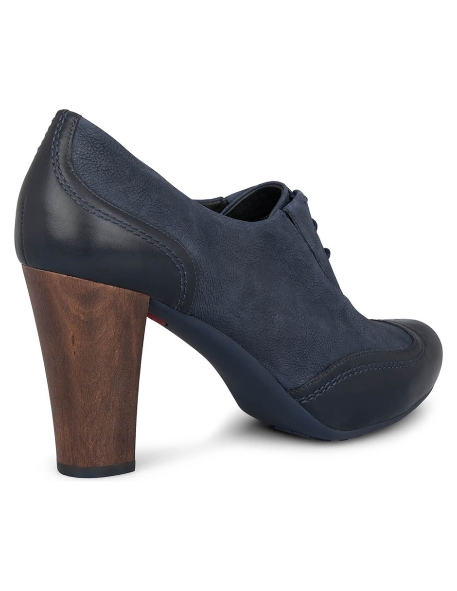 Zapatilla de piel ariadna alto 3