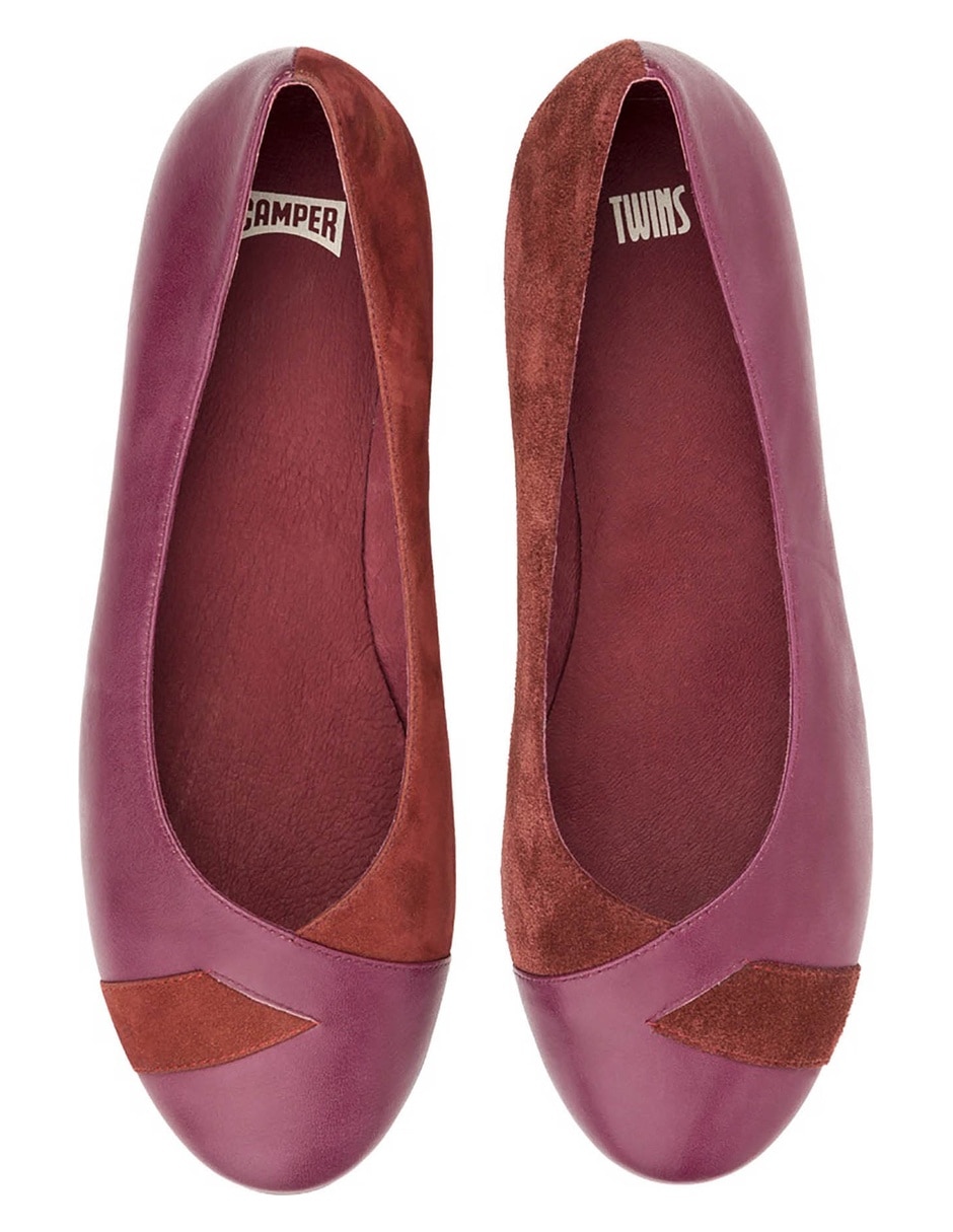 Balerina tws de piel para mujer 2