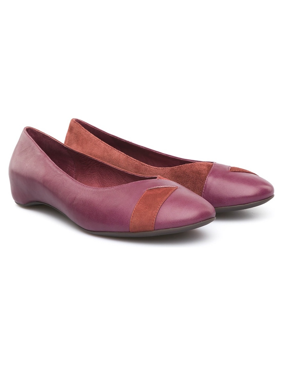 Balerina tws de piel para mujer 5