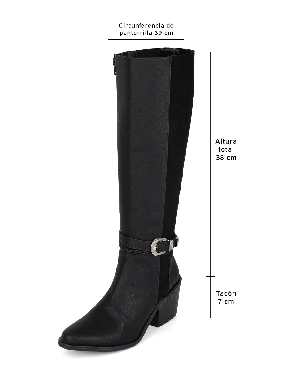 Bota Abajo de la rodilla RBCONFORTEC de Piel vegana para mujer 4