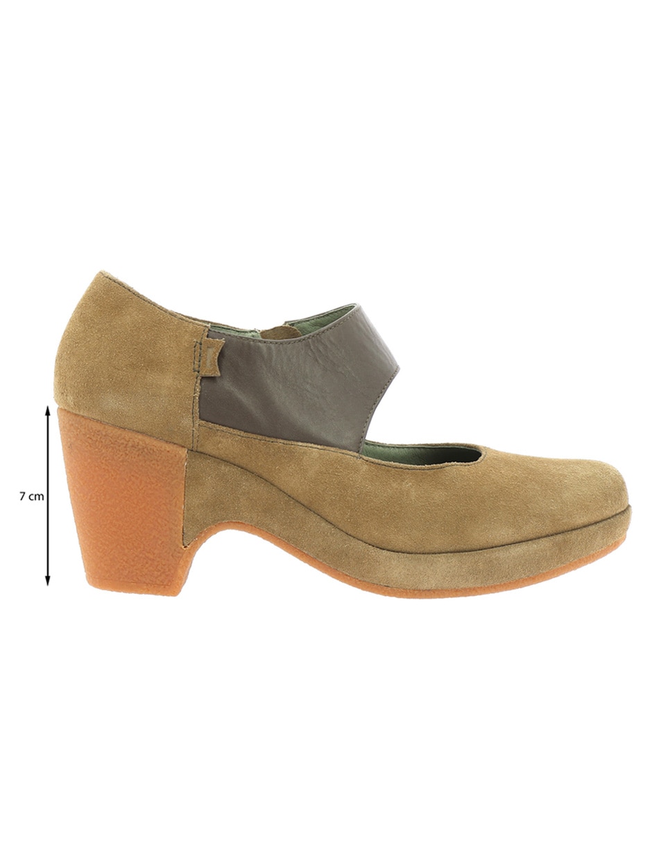 Zapatilla de piel tiramisu 8