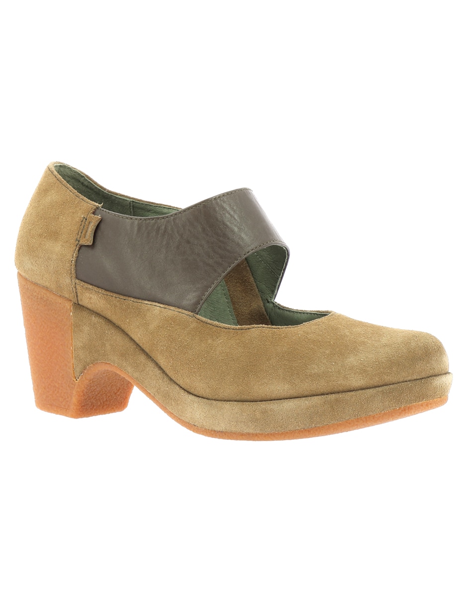 Zapatilla de piel tiramisu 6
