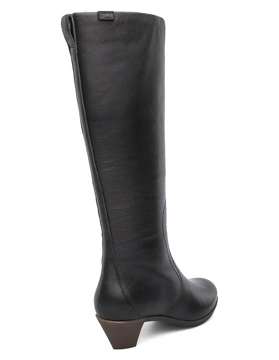 Bota abajo de la rodilla agatha de piel para mujer 3