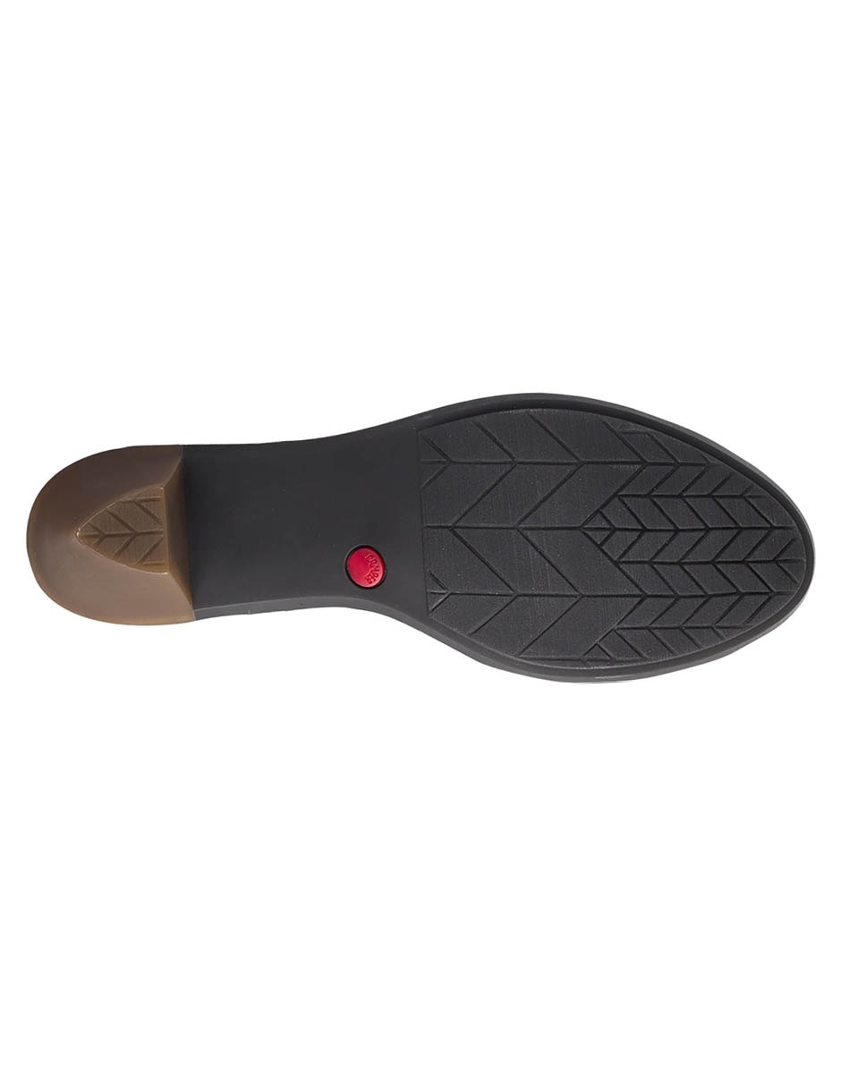 Bota abajo de la rodilla agatha de piel para mujer 5
