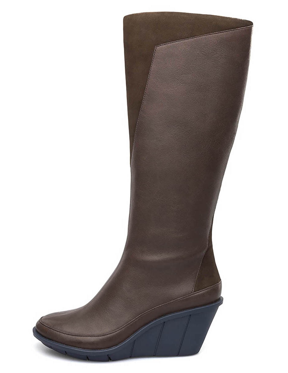 Bota abajo de la rodilla filippa low de piel para mujer Bota abajo de la rodilla filippa low de piel para mujer