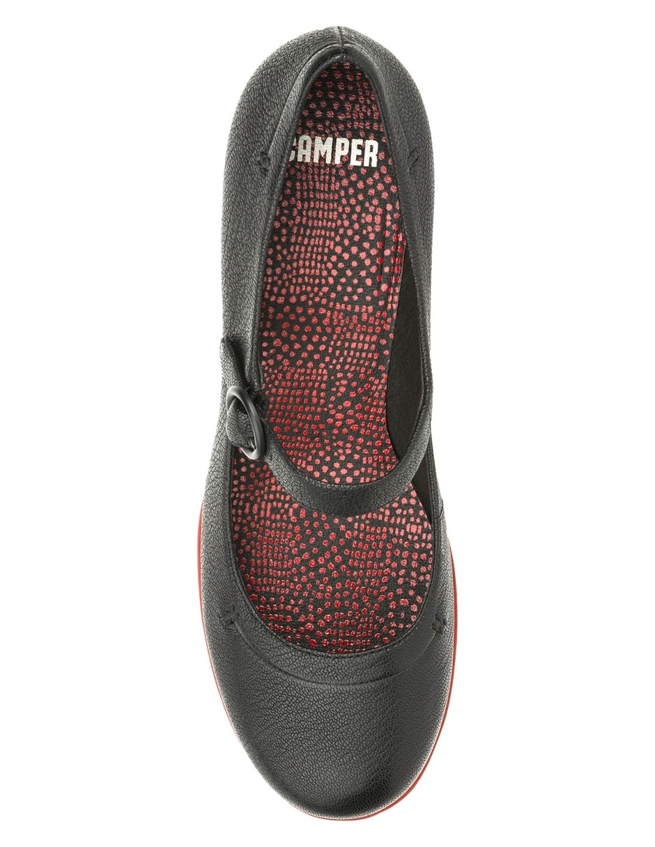 Zapatilla de piel lila 2