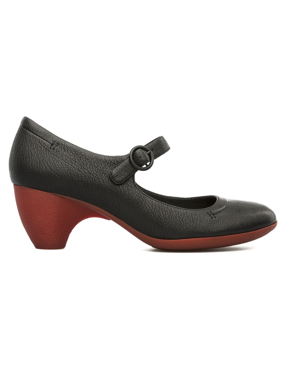 Zapatilla de piel lila 4
