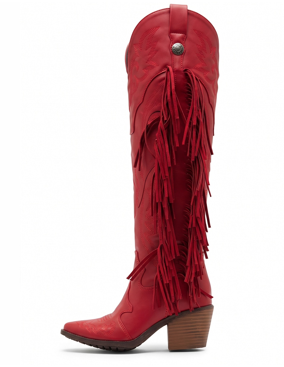 Bota cowboy abajo de la rodilla para mujer Bota cowboy abajo de la rodilla para mujer