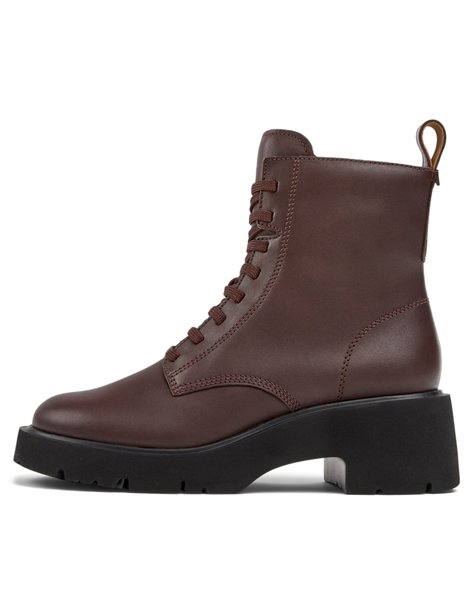 Bota arriba del tobillo milah de piel para mujer
