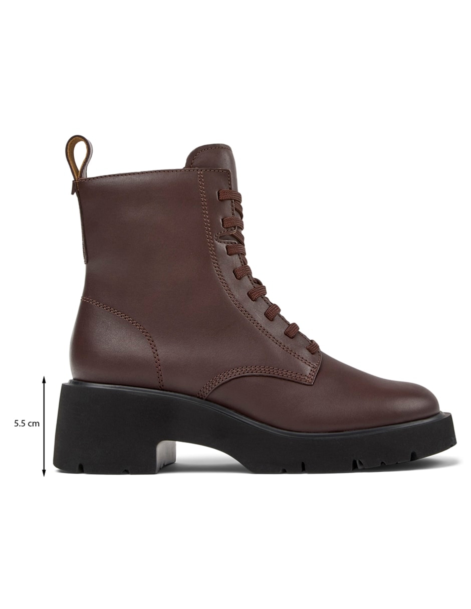 Bota arriba del tobillo milah de piel para mujer 8