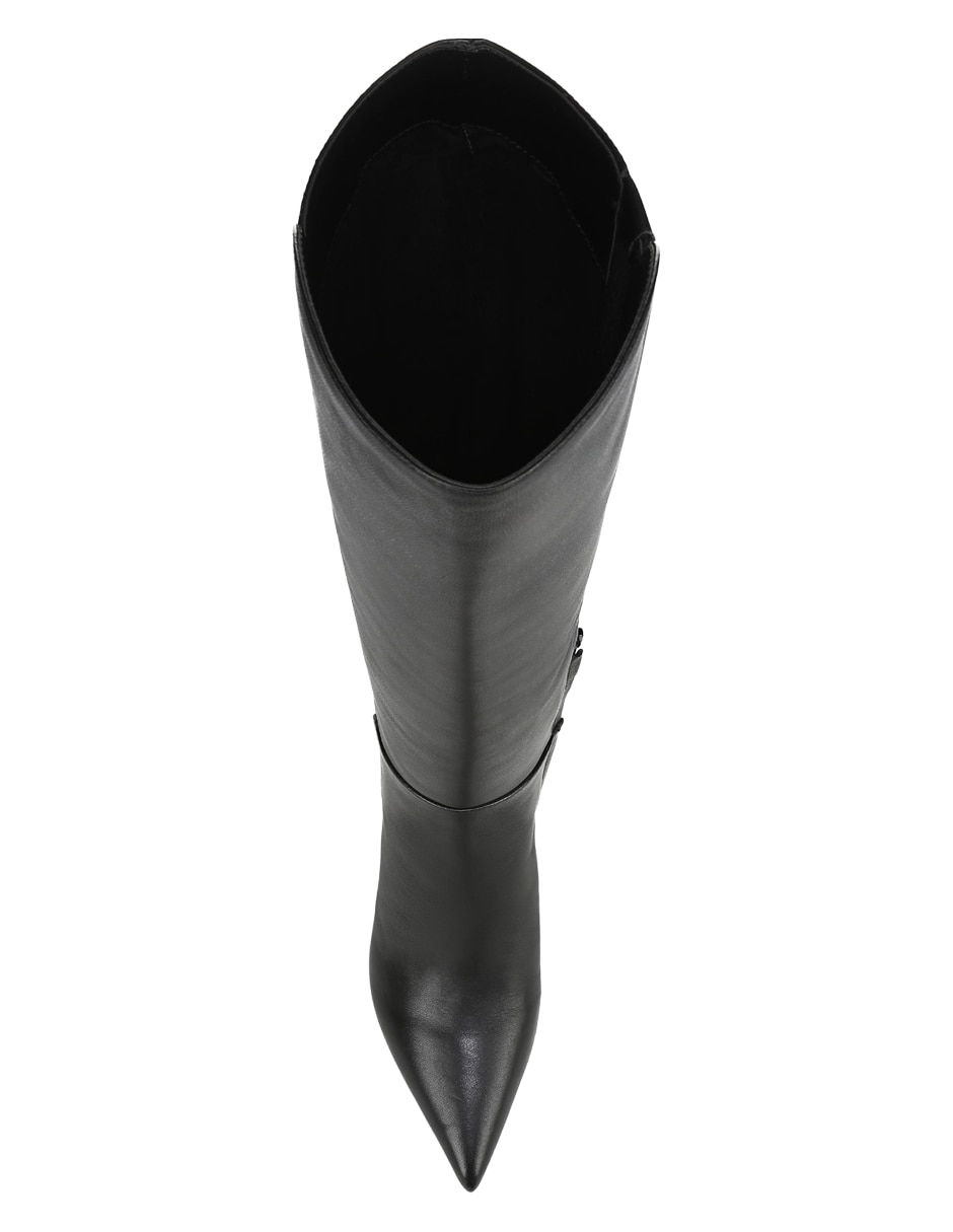 Bota abajo de la rodilla taylin de piel para mujer 5