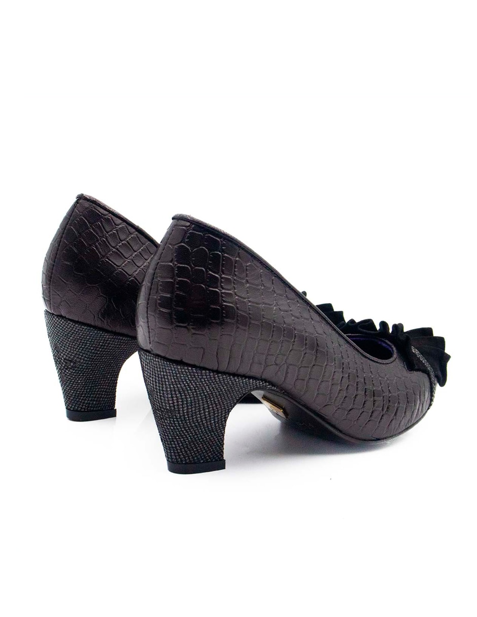 Zapatilla de piel 4