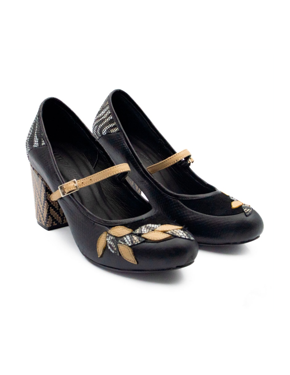 Zapatilla de piel 3