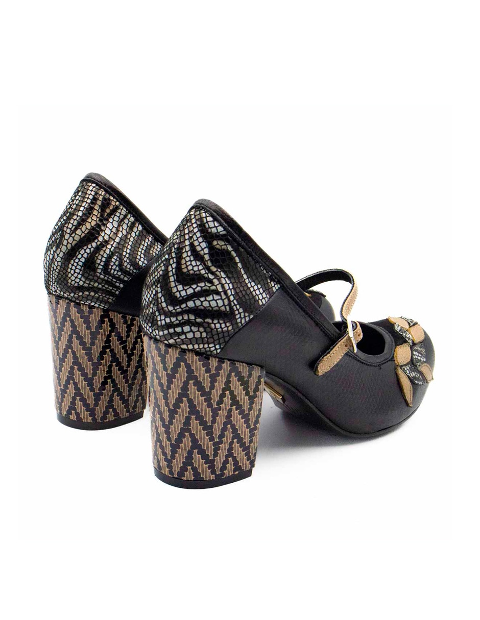 Zapatilla de piel 4