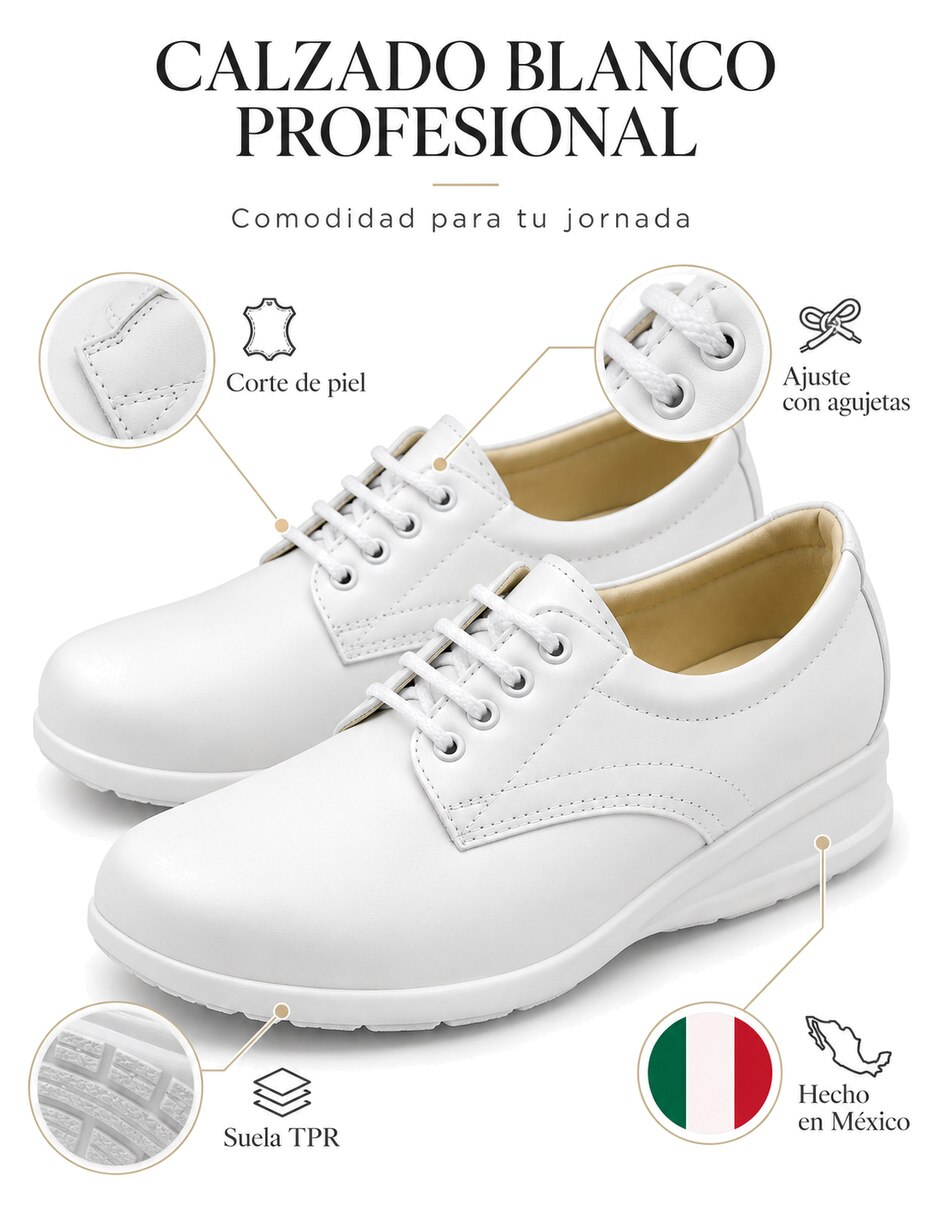 Zapato de piel para mujer 9