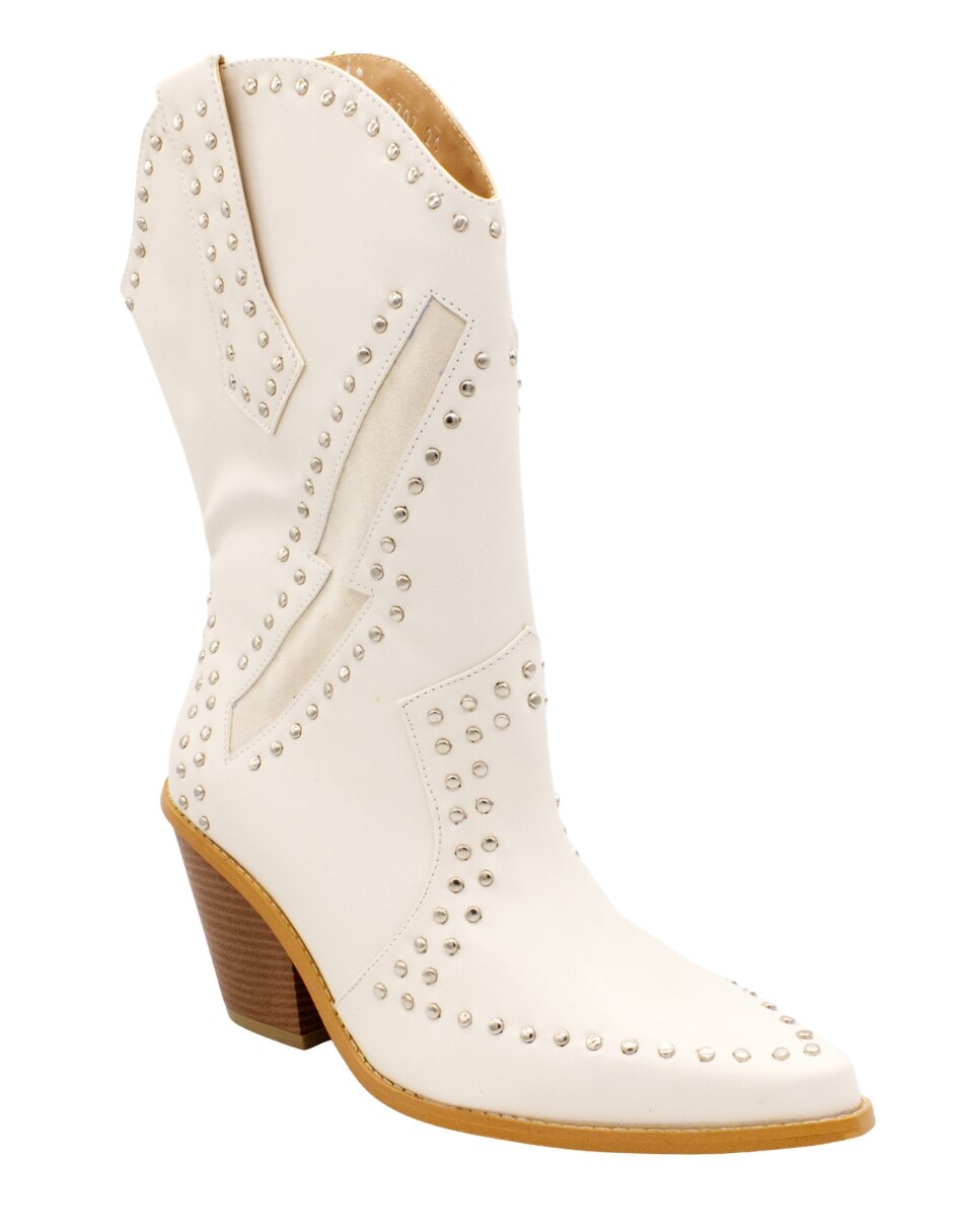 Bota cowboy arriba del tobillo botas para mujer 4
