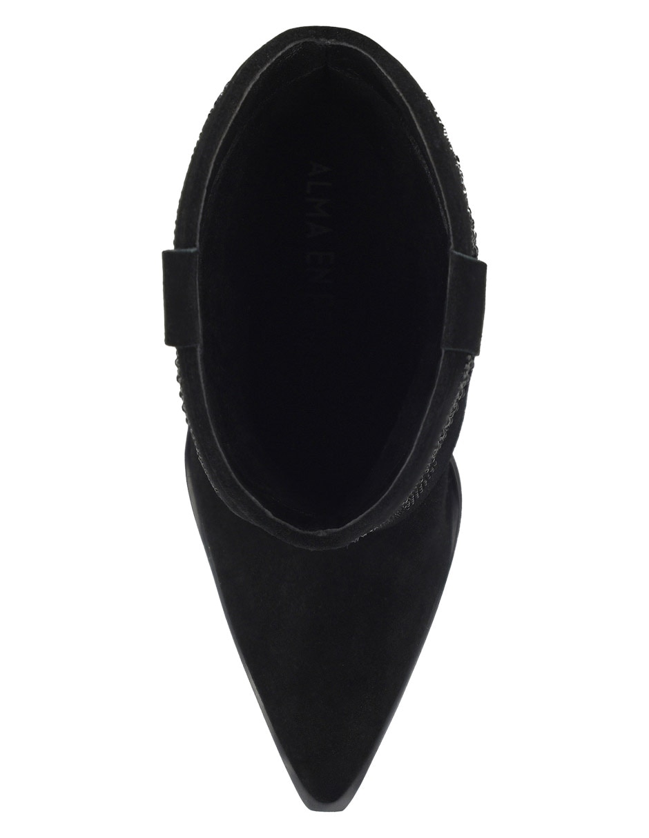 Bota media pierna de piel para mujer 3