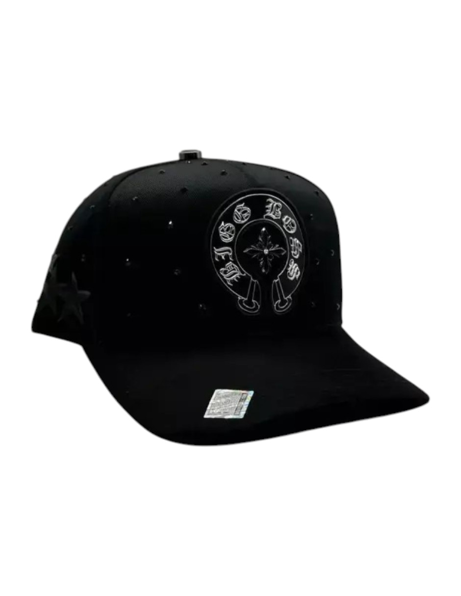 Gorra visera curva snapback casual Big Boss Deluxe Black para hombre
