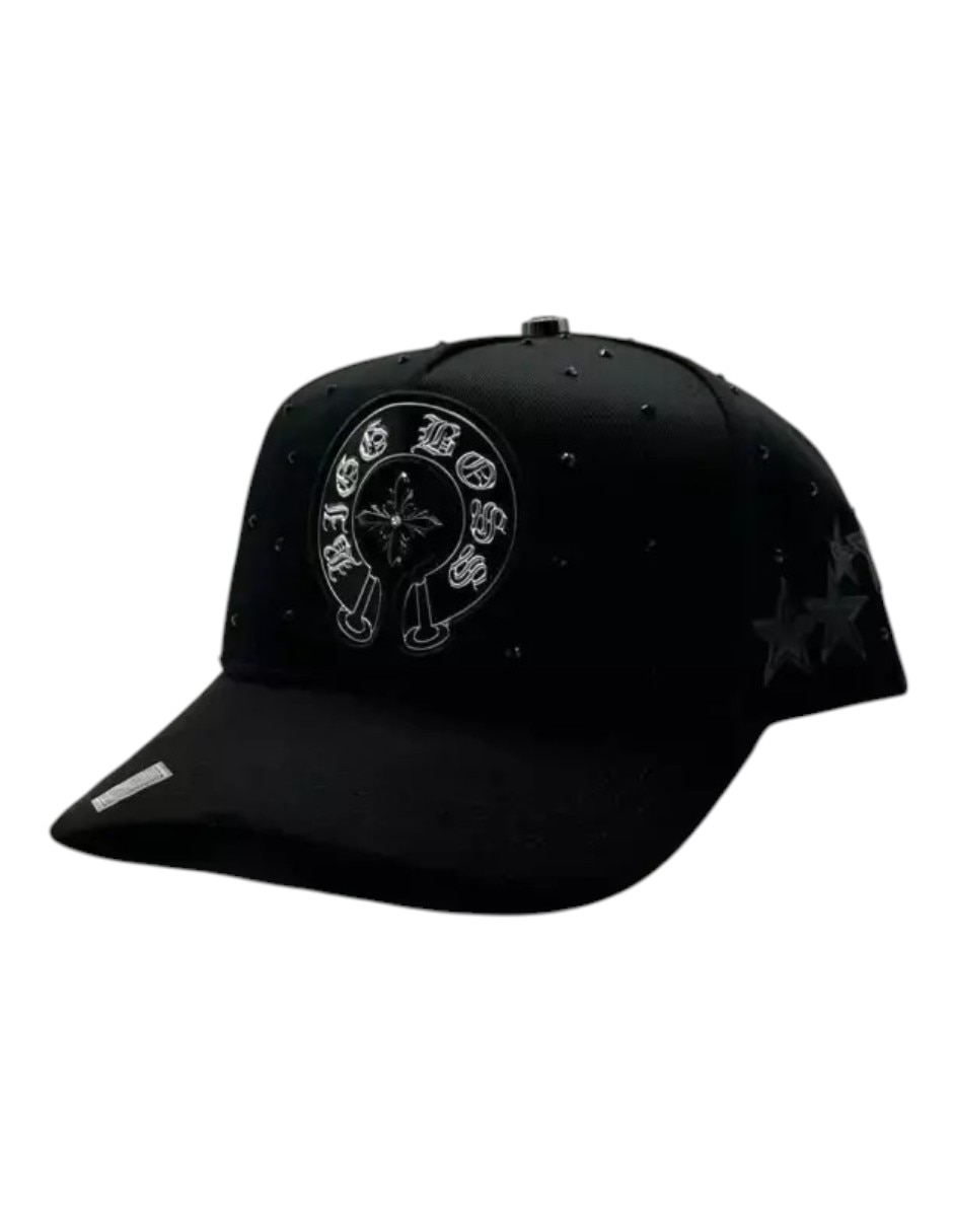 Gorra visera curva snapback casual Big Boss Deluxe Black para hombre