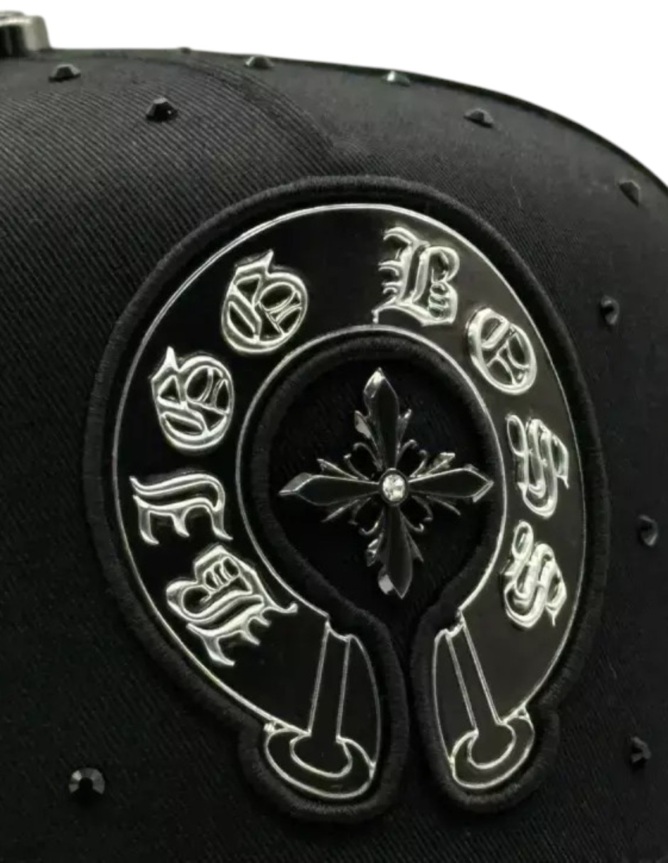 Gorra visera curva snapback casual Big Boss Deluxe Black para hombre