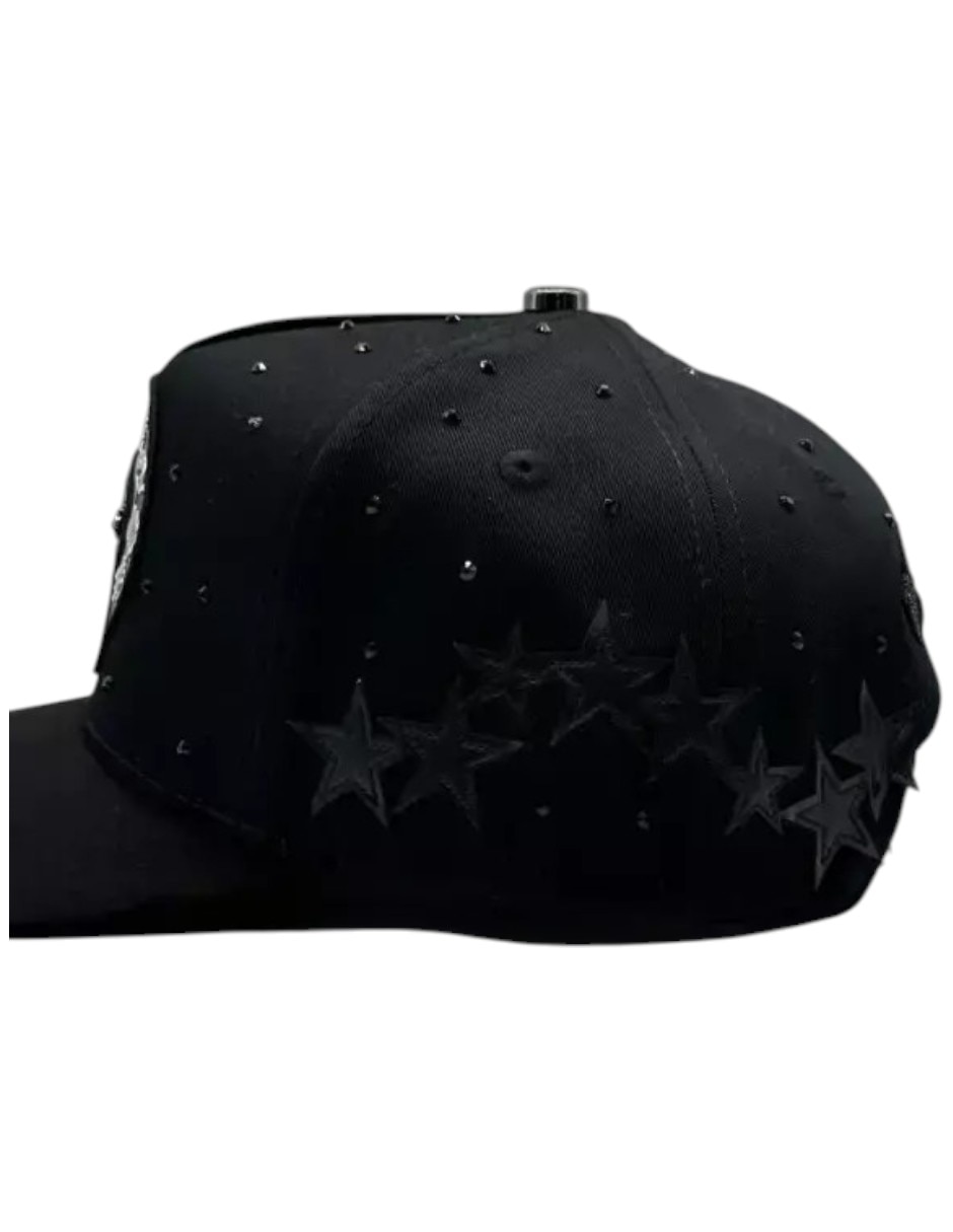 Gorra visera curva snapback casual Big Boss Deluxe Black para hombre