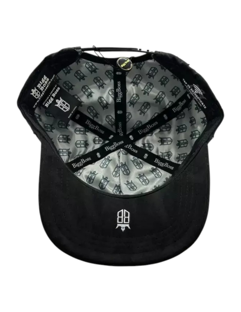 Gorra visera curva snapback casual Big Boss Deluxe Black para hombre